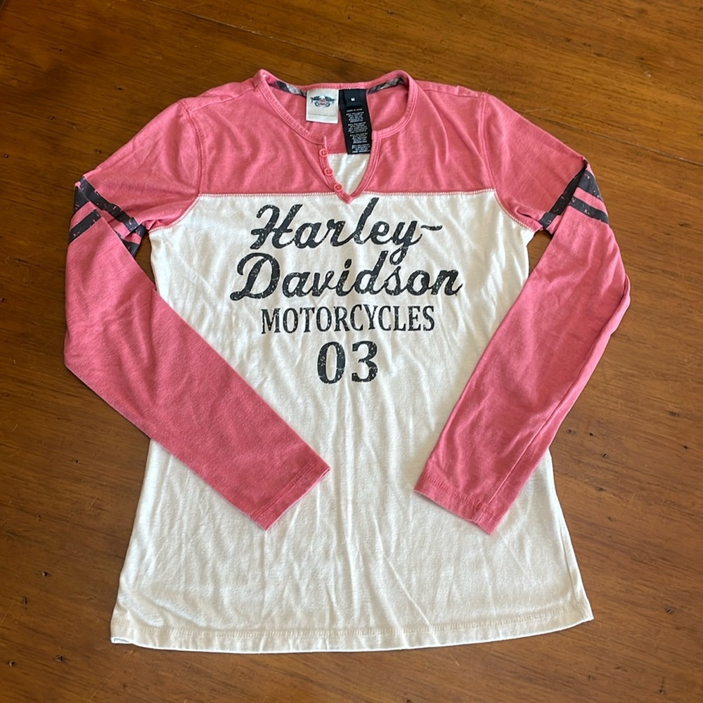 Womens Harley Davidson Long Sleeve Tee-M